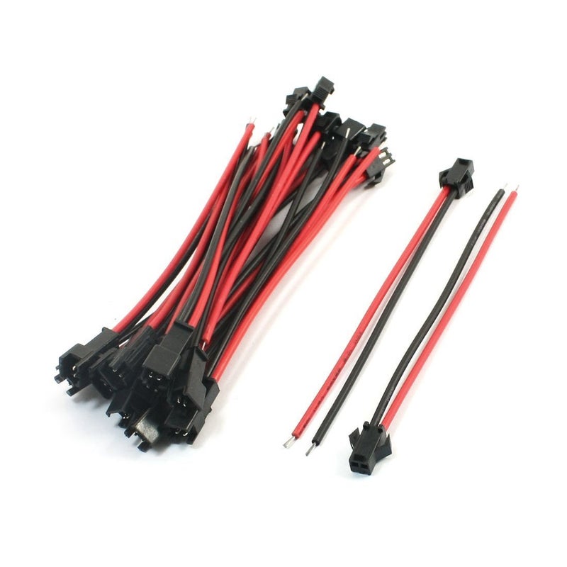 yueton 10 Pairs JST SM 2 Pins Plug Male and Female Wire Connector - Image 2
